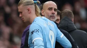 غموض حول مشاركة هالاند في تشكيلة مانشستر سيتي لمواجهة نوتنغهام فورست المرتقبة